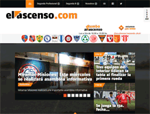 Tablet Screenshot of elascenso.com